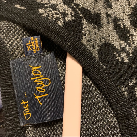 Just... Taylor Fit & Flare Floral Sweater Dress - Picture 2 of 3